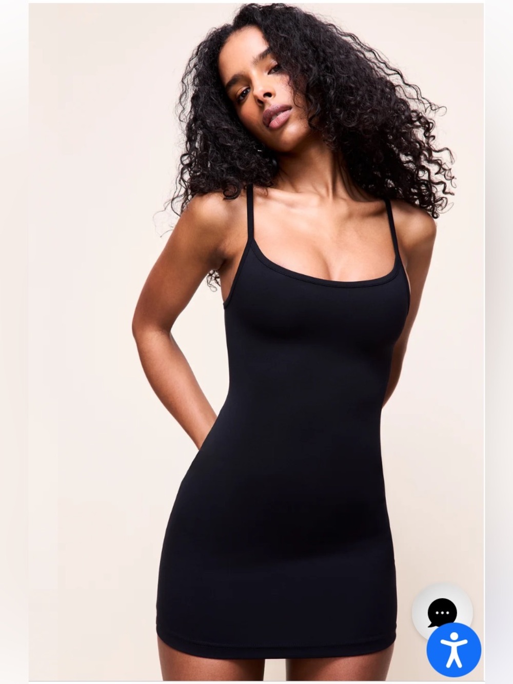 Danielle Guizio Black body con mini dress S